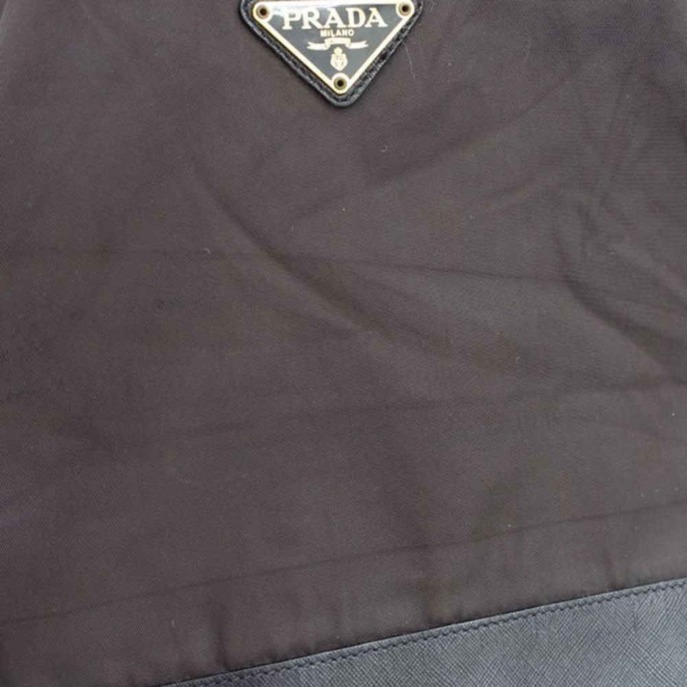 Prada Drawstring Brown Dark Purse - image 7